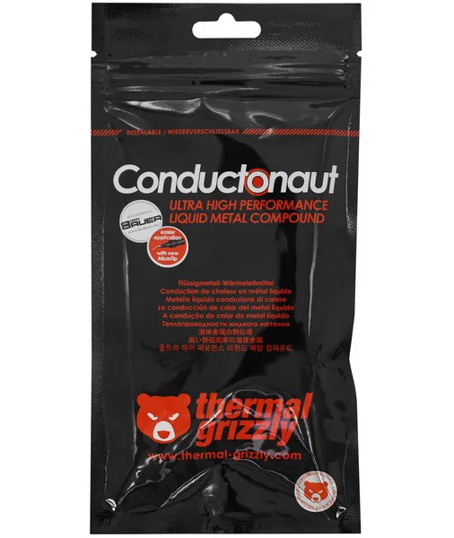 Термопаста Thermal Grizzly Conductonaut Liquid Metal TG-C-001-R 1г шприц