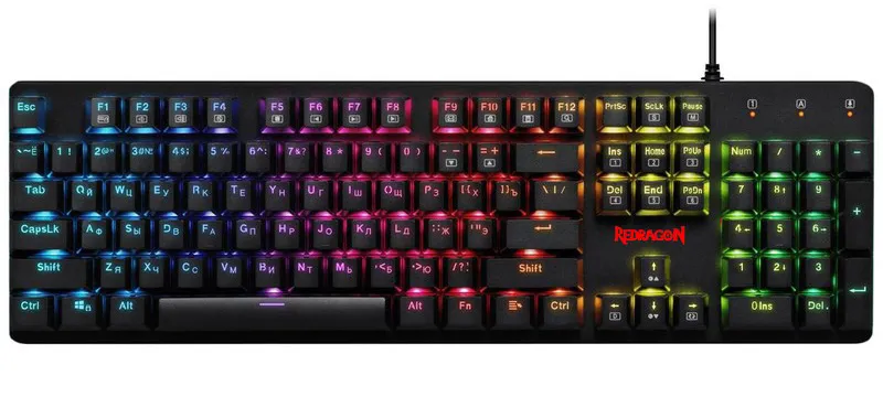Клавиатура USB Defender Redragon Shrapnel black