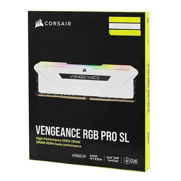 Оперативная память 32 GB kit Corsair Vengeance RGB PRO SL CMH32GX4M2D3600C18W