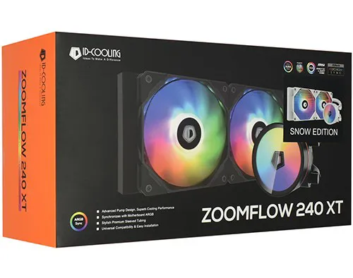 Водяное охлаждение ID-Cooling Zoomflow 240 XT Snow