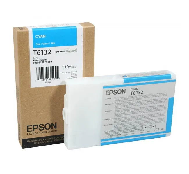 Картридж Epson C13T613200 голубой