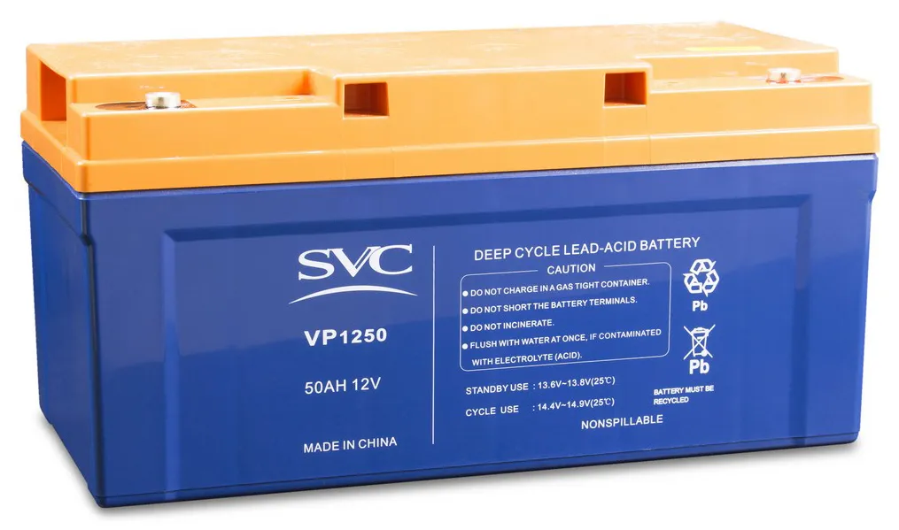 Батарея SVC VP1250 12В 50 Ач
