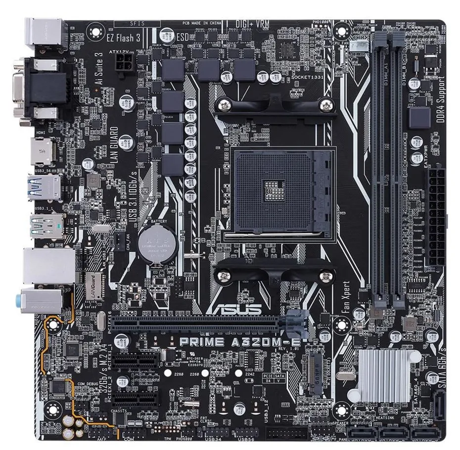Материнская плата ASUS PRIME A320M-E