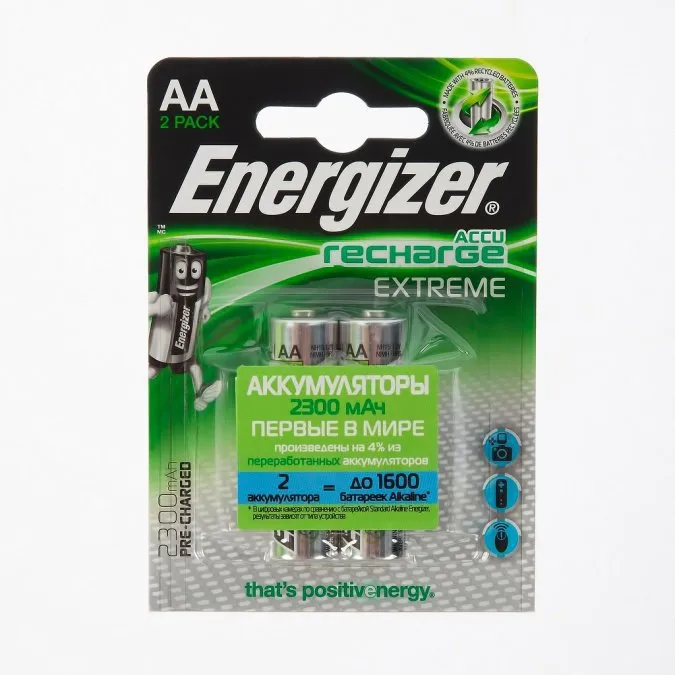 Аккумуляторы Energizer NiMH AA 2300mAh