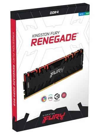 Оперативная память 16GB Kingston FURY Renegade RGB KF432C16RB1A/16