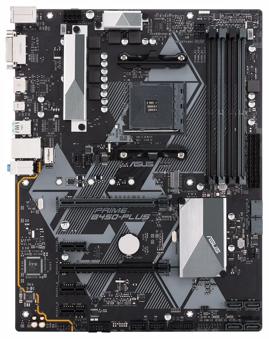 Материнская плата Asus PRIME B450-PLUS