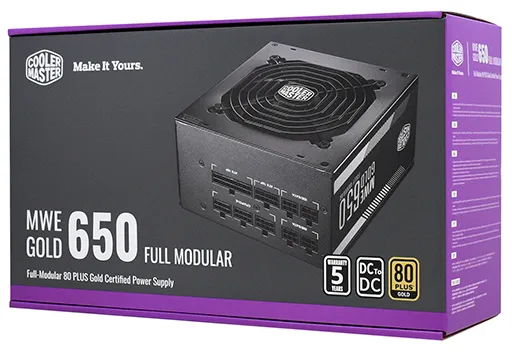 Блок питания CoolerMaster MWE 650 Gold MPY-6501-AFAAG