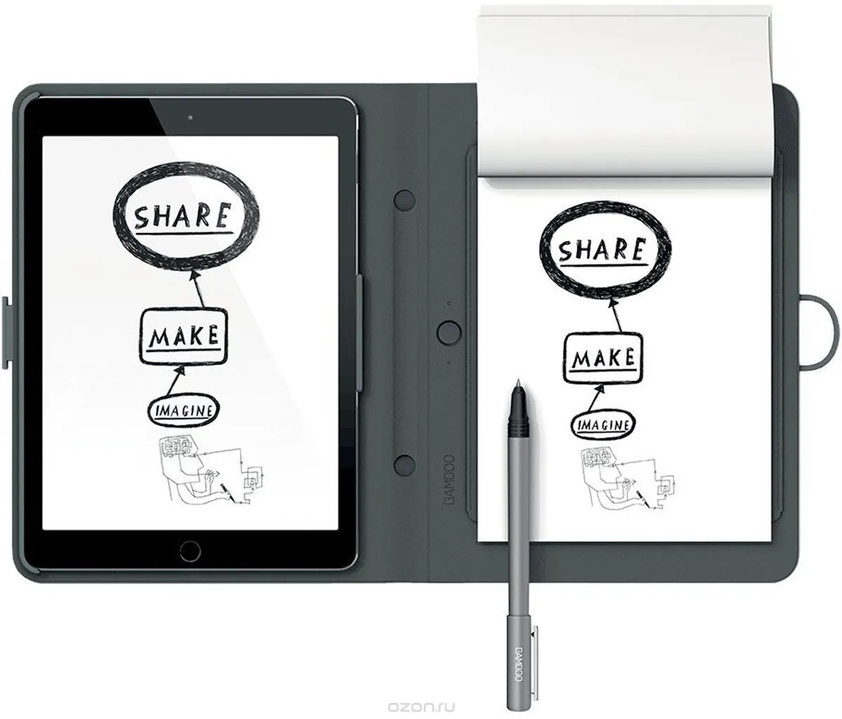 Автономное перо + блокнот Wacom Bamboo Spark CDS-600C