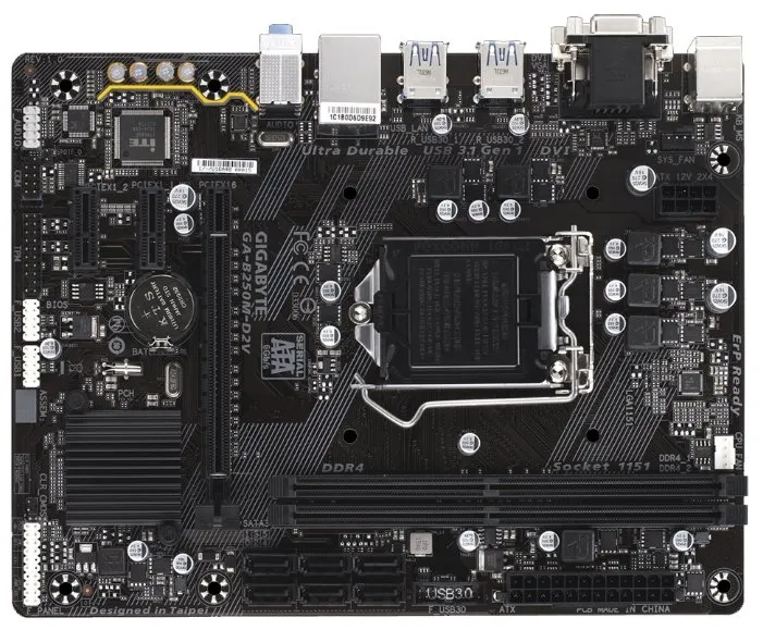 Материнская плата Gigabyte GA-B250M-D2V 1.0