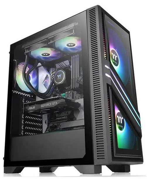 Корпус для ПК Thermaltake Versa T35 TG RGB Black CA-1R7-00M1WN-00