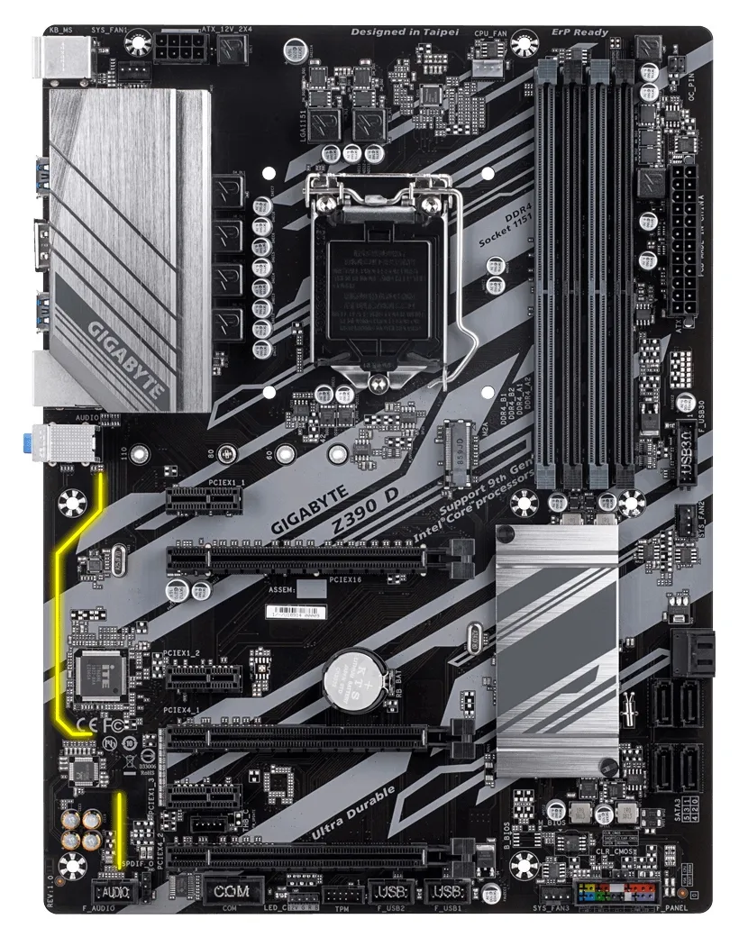 Материнская плата GIGABYTE GA-Z390 D