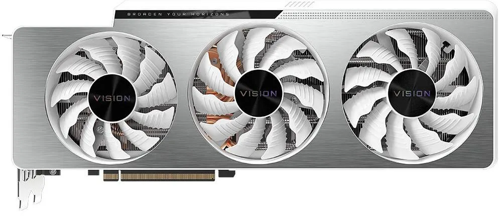 Видеокарта Gigabyte GeForce RTX 3080 VISION OC 10G (GV-N3080VISION OC-10GD), 10 GB/ 320 Bit/ GDDR6X