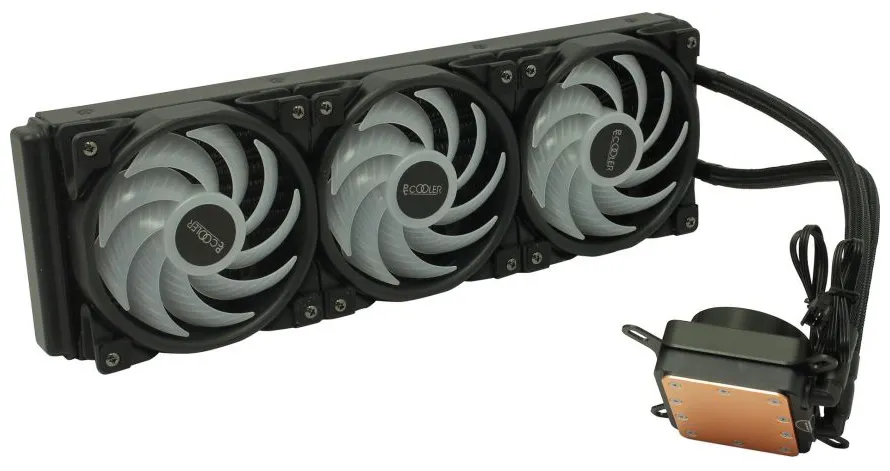 Водяное охлаждение PCCooler AH360P HALO FRGB
