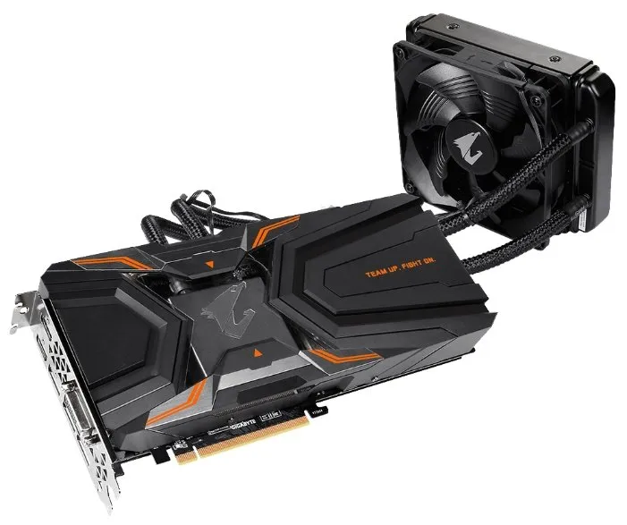 Видеокарта Gigabyte GV-N108TAORUSX W-11GD GTX 1080 Ti Waterforce Xtreme Edition