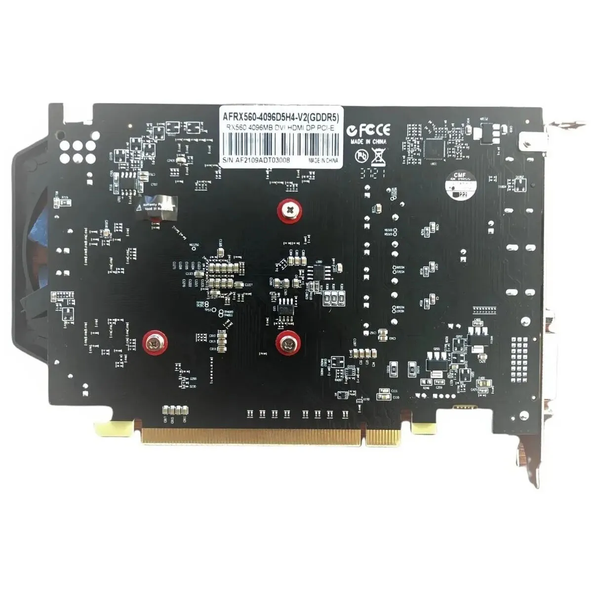 Видеокарта 4 GB Afox RX 560 AFRX560-4096D5H4-V2