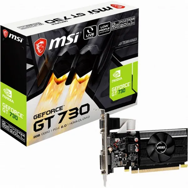 Видеокарта 2GB MSI GT 730 N730K-2GD3/LP