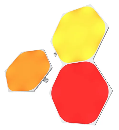 Smart lighting Expansion Pack Nanoleaf Shapes, Hexagon, (NL42-0001HX-3PK), White, 3 Pack