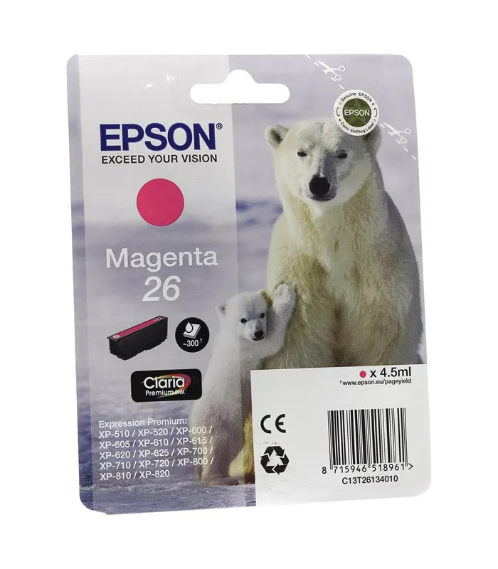 Картридж Epson C13T26134010 XP600 пурпурный