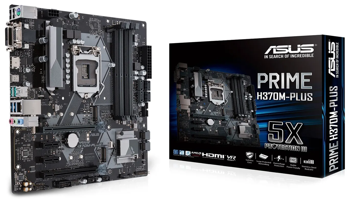 Материнская плата ASUS PRIME H370M-PLUS