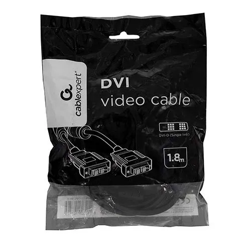 Кабель SVGA, Cablexpert, CC-DVIL-BK-6, 1.8м