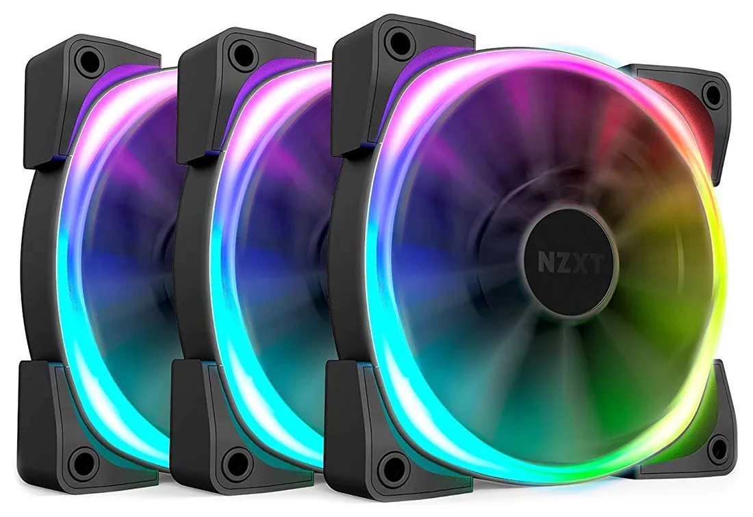 Кулер для корпуса комплект NZXT Triple Starter RGB HF-2812C-T1