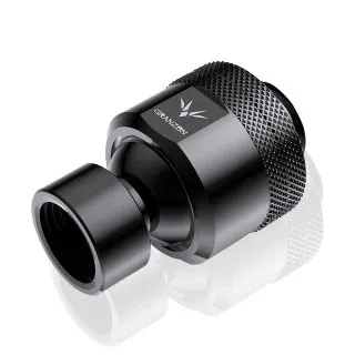 Фитинг Granzon G 1/4in. Male to Female Multi Directional Free Rotary Elbow Fitting (GD-X) Black