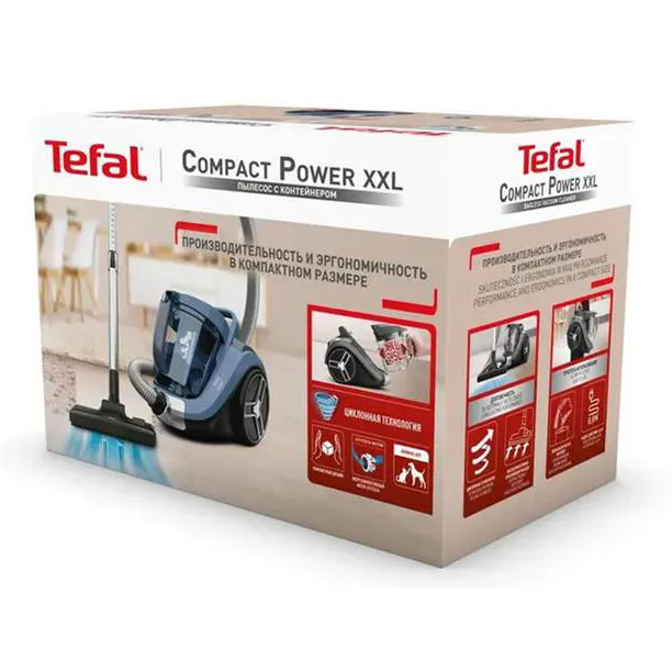 Безмешковый пылесос TEFAL TW4871EA