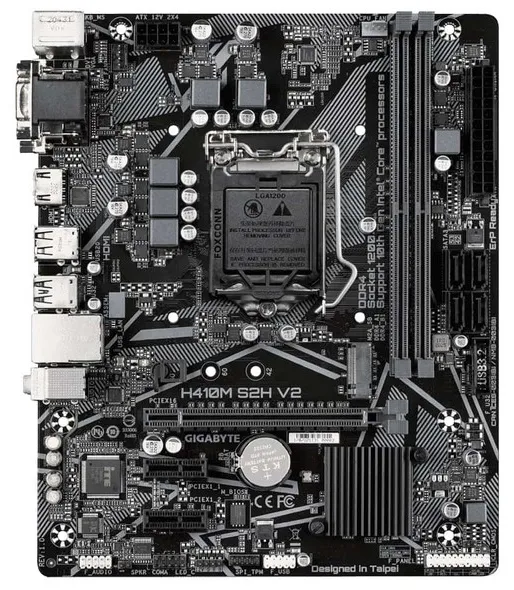 Материнская плата Gigabyte H410M S2H V2
