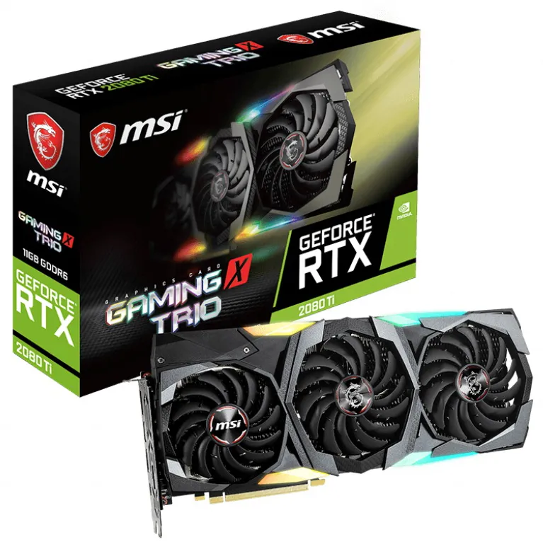 Видеокарта 11 GB MSI GeForce RTX 2080 Ti GAMING X TRIO