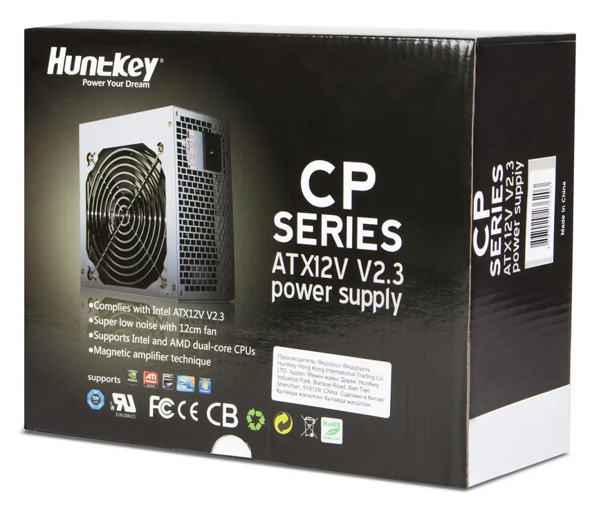 Блок питания ATX HuntKey CP-350H