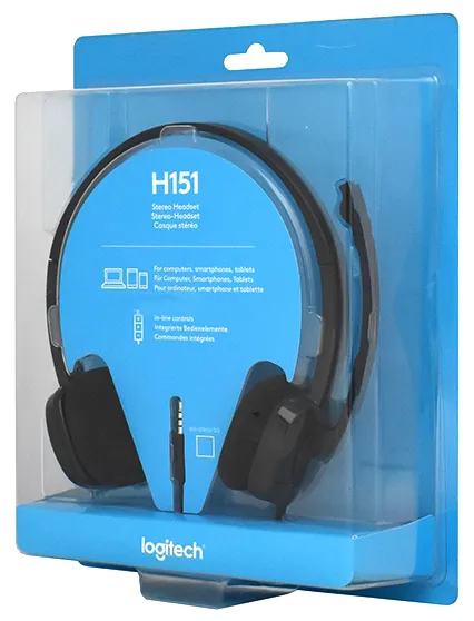 Гарнитура Logitech H151 981-000589 black