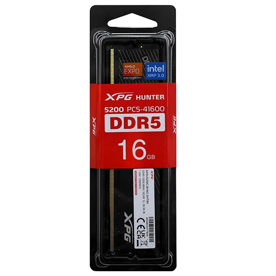 Оперативная память 16 GB ADATA Hunter AX5U5200C3816G-SHTBK