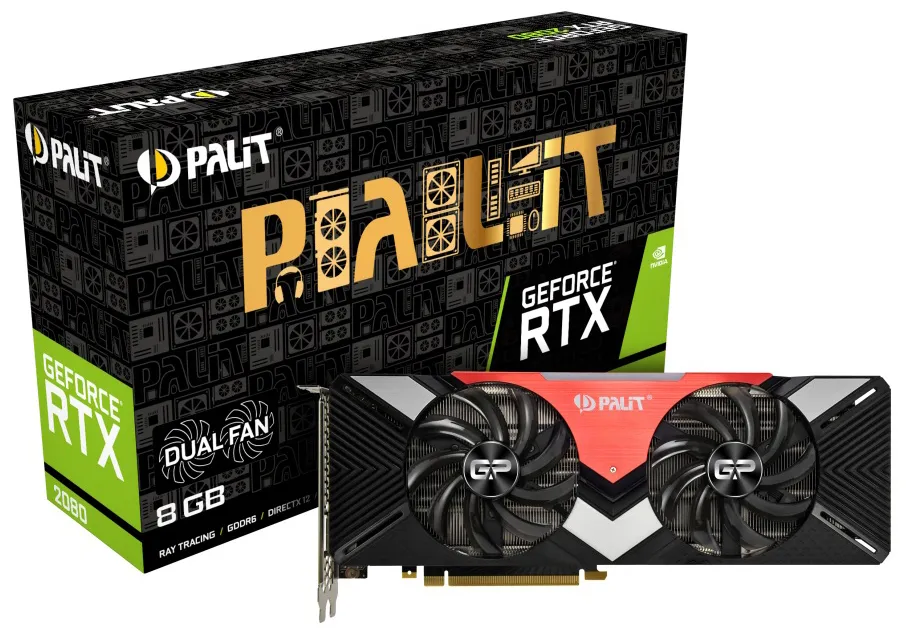 Видеокарта PALIT RTX™ 2080 Dual NE62080020P2-180A
