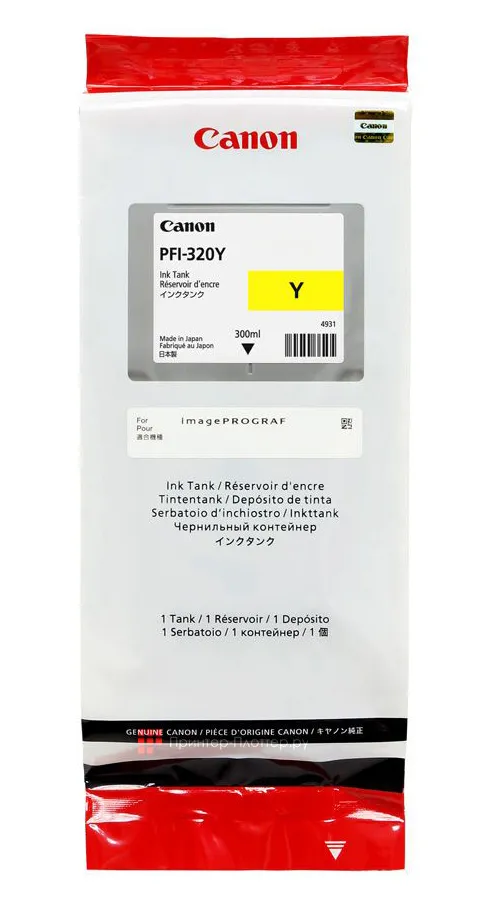 Картридж Canon PFI-320 Струйный желтый