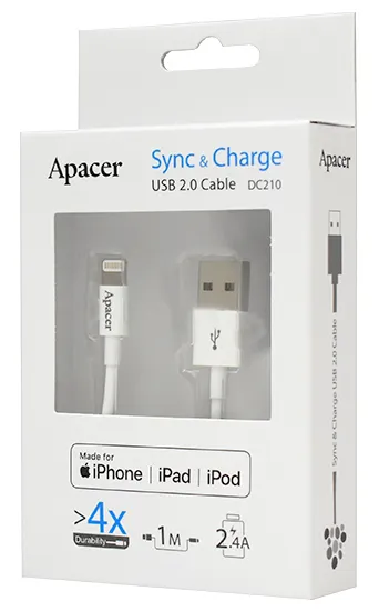Кабель Apple Apacer DC210 APDC210W-1
