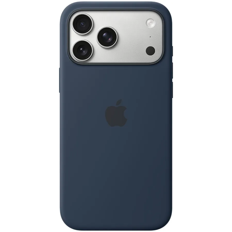 iPhone 17 Pro Max Silicone Case with MagSafe - Midnight Model A3560