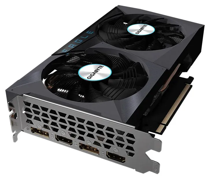Видеокарта 8Gb Gigabyte RTX3050 GV-N3050EAGLE OC-8GD