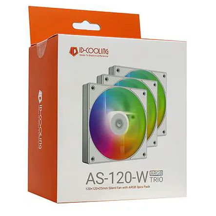 Комплект кулеров ID-Cooling AS-120-ARGB-W TRIO