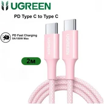 Кабель UGREEN L502 65252 100W USB-C/USB-C PD Fast Charging Cable 2M