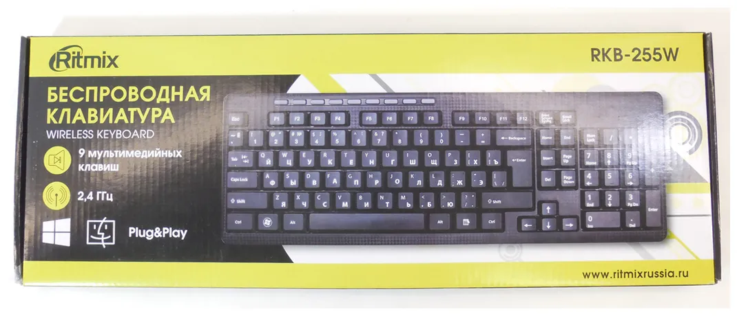 Клавиатура RITMIX RKB-255W