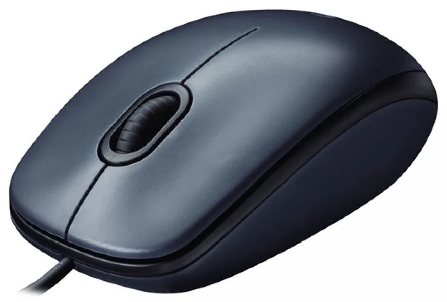 Мышь проводная Logitech M100 Grey