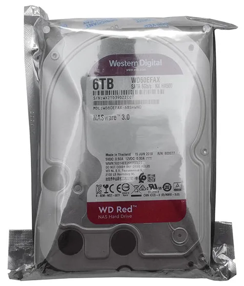 Жесткий диск 6Tb WD Red WD60EFAX