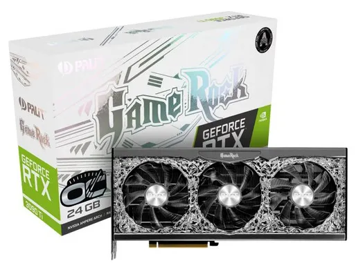 Видеокарта 24Gb PALIT RTX3090Ti GAMEROCK OC 24G NED309TS19SB-1022G