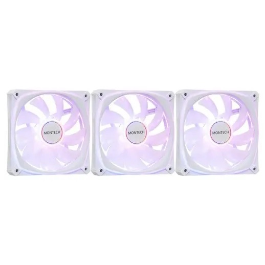 Вентилятор для корпуса Montech AX120 3 in 1 Pack (W) Белый