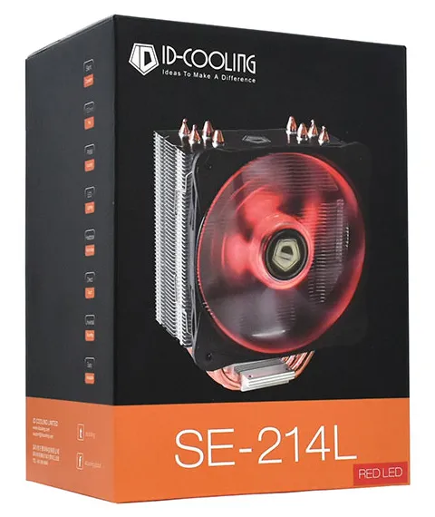 Кулер для CPU ID-Cooling SE-214L Red