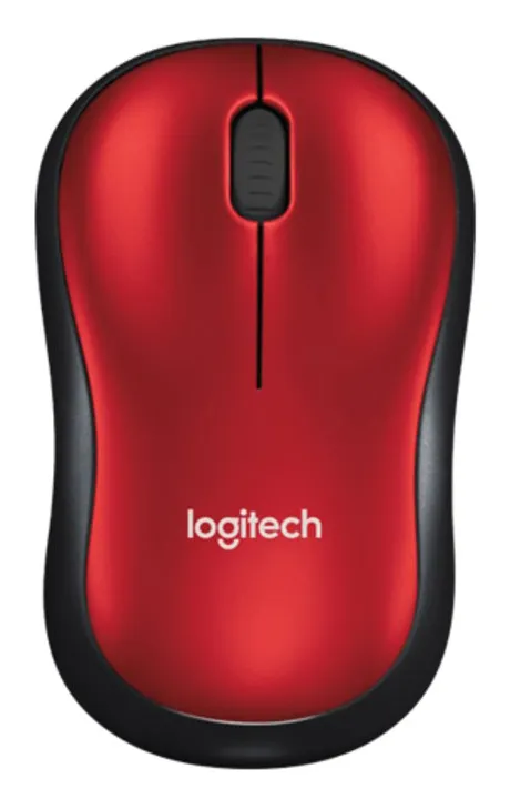 Мышь беспроводная Logitech M185 Red
