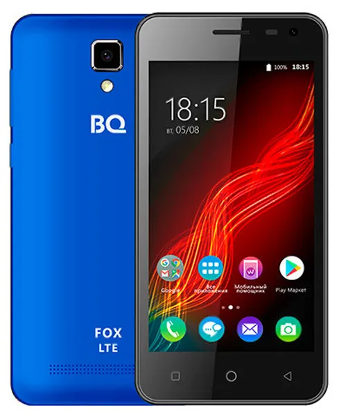 Смартфон BQ-4500L Fox LTE Синий