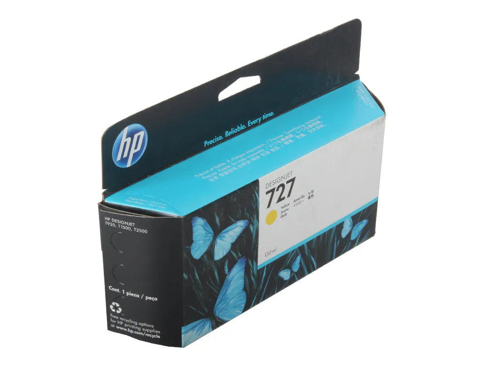 Картридж HP B3P21A Yellow №727