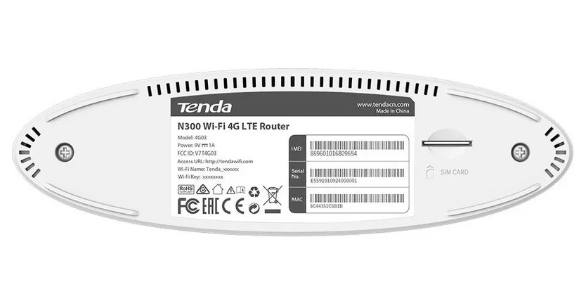 Маршрутизатор Tenda 4G03