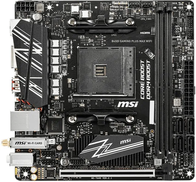 Материнская плата MSI B450I GAMING PLUS MAX WIFI